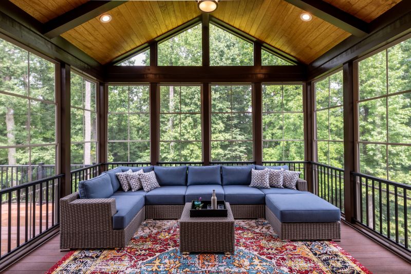 Completed Sunroom with View